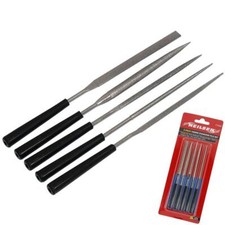 Neilsen 5pc Diamond Needle File Precision Micro Files Craft Work Jewellery Set