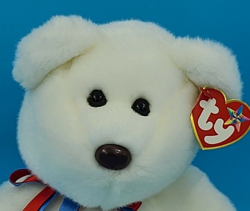 Ty Beanie Original Buddy Buddies Collection 14" Libearty Liberty Bear 2000 VG ! - Picture 3 of 10