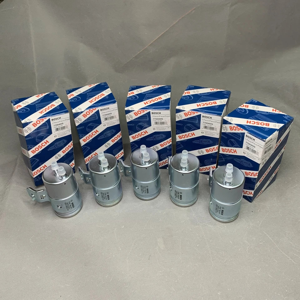 Filtro de combustible Bosch OE para Dodge D150 1990-1991, 1993 5,9 L 77004WS 5 piezas Foto 2 de 4