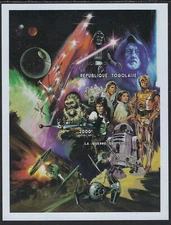 Beautiful MNH Souvenir Sheet from Togo Star Wars  cv $8.00...........51P-136