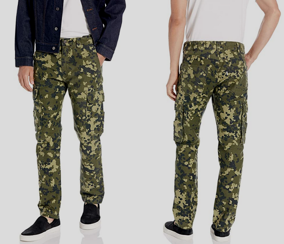 Levis 502 Taper Fit Hybrid Cargo Camo Mens Pants 32x30 W32xL30