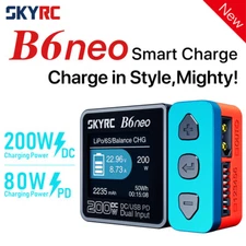 SkyRC B6 neo/neo+ Charger DC 200W PD 80W LiPo Battery Balance Charger Discharger