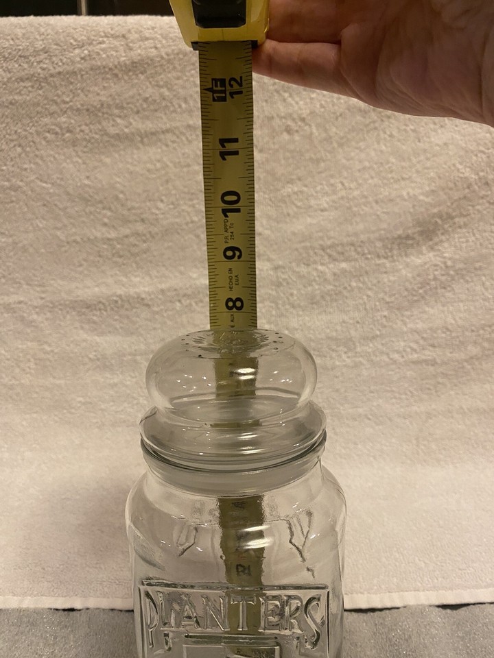 Vintage Planters Glass Jar 75th Anniversary Commemorative Jar eBay