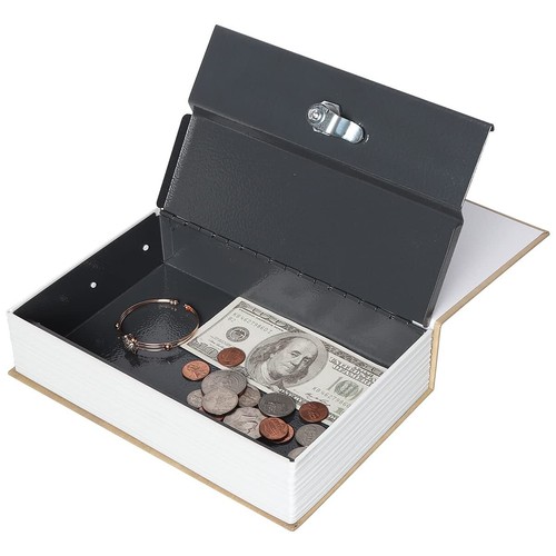Diversion Book Safe Aufbewahrungsbox, Geheimtresor Dose mit Sicherheitsschlüssel, versteckter Safe... - Bild 2 von 7