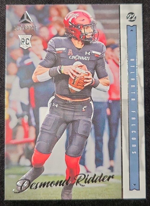 Desmond Ridder 2022 Panini Luminance ROOKIE Card #102 Atlanta Falcons RC