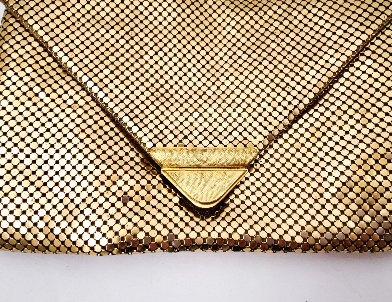 Vintage Oroton Gold Metal Mesh Clutch Evening Hand Bag Circa 1950s eBay