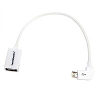 OTG Female to Micro USB Angled USB Cable for Archos 80 G9 101G9 97HD 20cm