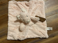 Kellytoy Pig Piggy Security Blanket K Luxe Baby Soft Plush Lovey Rattle Toy