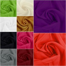 Plain Voile Fabric by the meter - 300cm Wide -  Wedding Event Ceiling Drapes