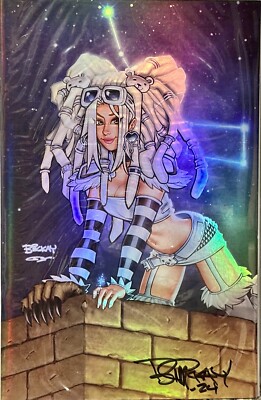 BIG DOG INK GOTH DAY #1 NAOMI URSA MINOR SIGNED BILL McKAY CHROME VARIANT