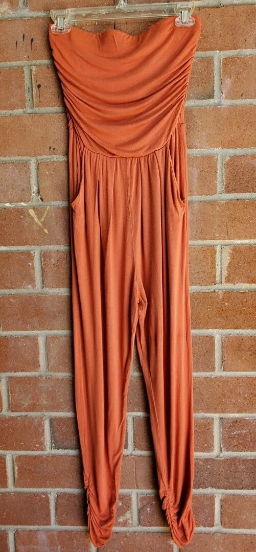 Heart hips cheap strapless jumpsuit