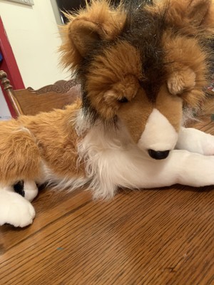 sable german shepherd stuffed animal