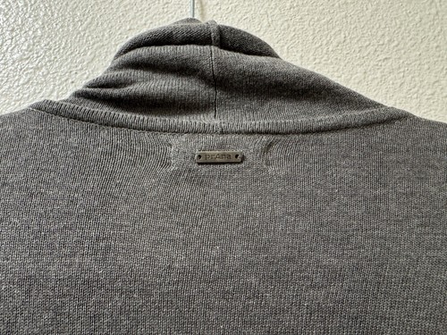 PrAna Georgia Cardigan Sweater Open Front Waterfall Organic Cotton Gray Medium - Picture 7 of 9
