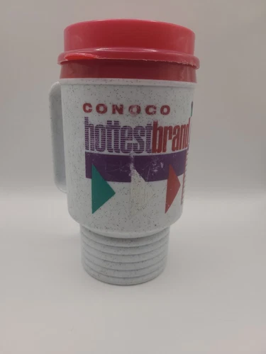 Conoco Gas Station Vintage Travel Mug w/ Lid
