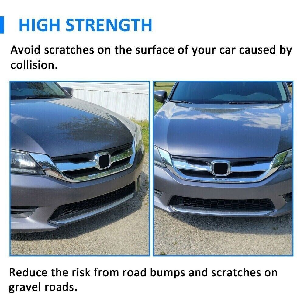 Chrome JDM Mod Style Front Hood Grille Grill Fit 13-15 9th Honda Accord 4 Door