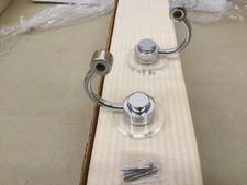 ALLIED BRASS, 621-PC, 24" TOWEL BAR END PARTS ONLY, CHROME PARTS