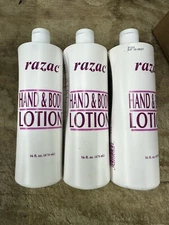 PACK OF 3-RAZAC Hand & Body Lotion -16oz EACH 