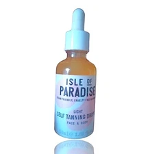 Isle of Paradise Self Tanning Drops LIGHT Face & Body 1.01 oz Not Sealed Tested 