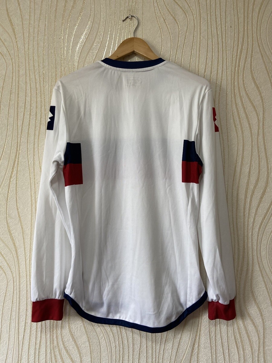 GENOA 2012 2013 AWAY FOOTBALL SHIRT SOCCER JERSEY L/S LOTTO