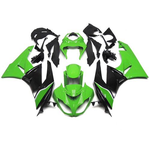 Green Black Fairings For Kawasaki Ninja ZX6R 2009-2012 Plastic Bodywork Body Kit