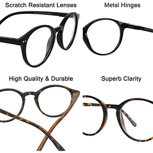 Blue Light Blocking Glasses For Women Men Vintage Computer Glasses Anti - Picture 4 of 24
