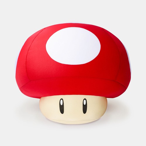 Nintendo TOKYO Official Super Mario Mushroom Cushion 2 Colors JAPAN NEW - Picture 16 of 23