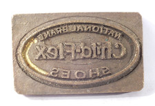 CHILD FLEX SHOES NATIONAL BRAND: Brass Leather Stamp: TJ Edwards Millers Falls
