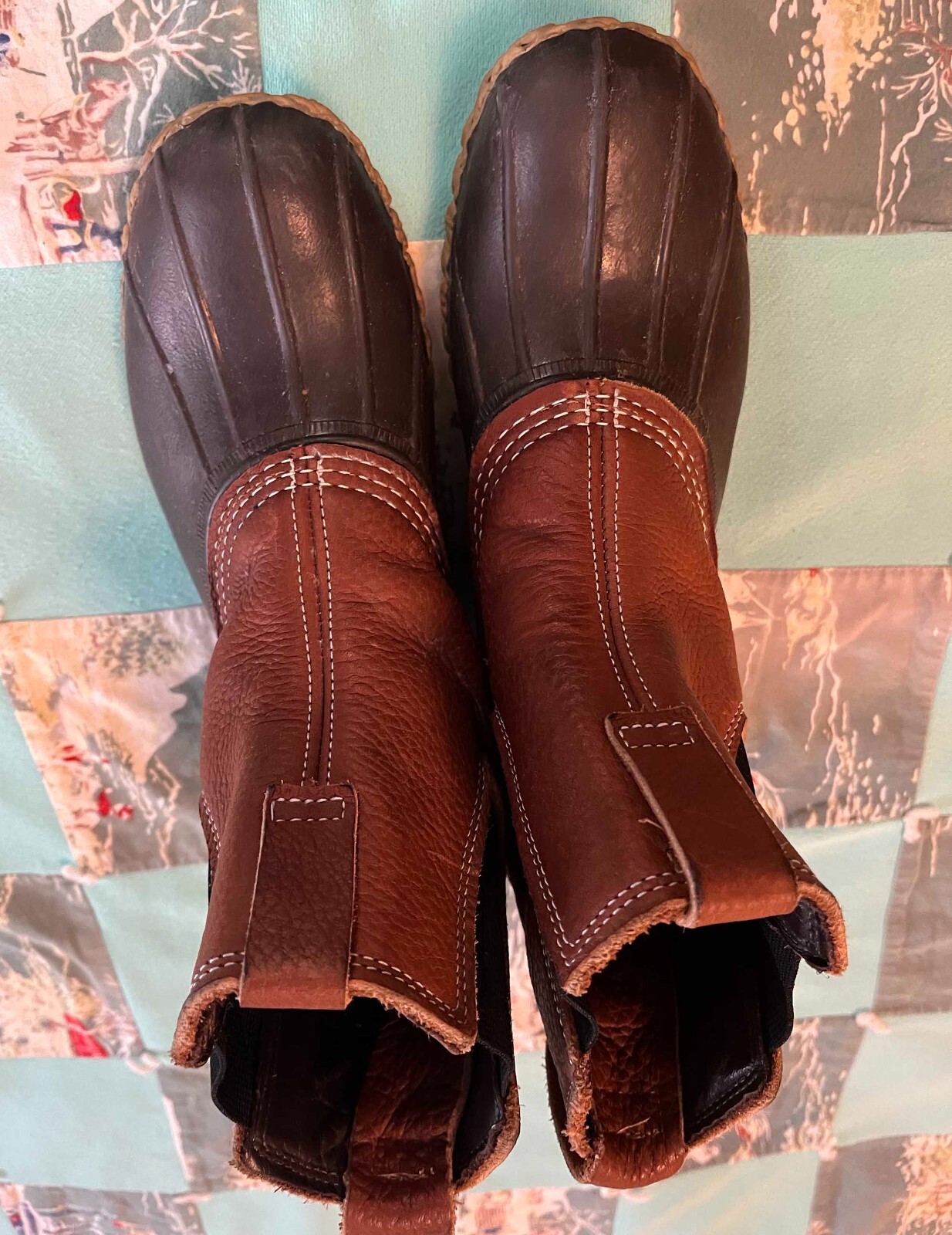 L.L Bean Men Size 7M Boot Chelsea Duck Bean Boots pre-loved great condition