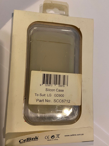 LG GD900 crystal Silicon Case in White SCC6712 by Cellink Brand New in packaging - Picture 2 of 2