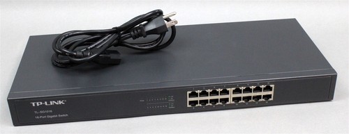 TP-Link TLSG1016 16-Port Gigabit Ethernet Unmanaged Switch Standalone/Rack-Mount