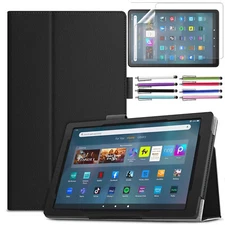 Case for Amazon Fire HD 10 Tablet 13th Gen 2023 with Screen Protector and Pen