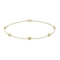 Armband 18 Cm - Gold 585 14K - Peridot EisgrüN