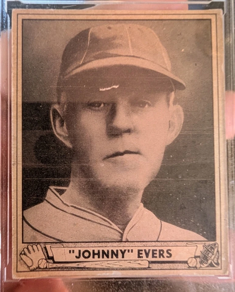 1940 Play Ball #174 Johnny Evers Boston Braves VG Encased HOF - Image 3 of 4