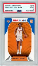 2020 Panini Hoops Immanuel Quickley Graded Rookie Card #249 PSA 9. rookie card picture