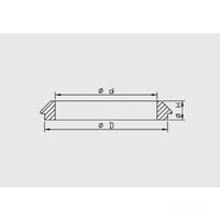 Staubkappensatz Gabel Kayaba 110024100102 FüR Yamaha YZ 125 Bj. 1989-1990