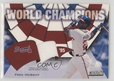 2002 Topps Stadium Club World Champions Relics Fred McGriff #WC-FM HOF ni4