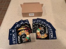 Lot of 10 TDK MD-SG 74 MiniDisc Recordable Blank Audio 74 Minutes