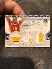 2024 TOPPS ROYALTY BASKETBALL- CLINT CAPELA AUTO /15 PATCH # SJS-CC
