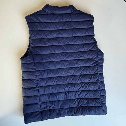 Lands’ End Vest Youth Small 8 Navy Blue Full Zip Puffer Quilted Lightweight - Picture 3 of 11