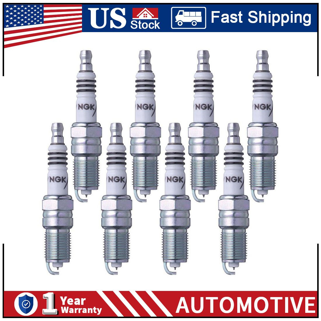 New 8x NGK Iridium IX Spark Plugs for 1999-2013 Chevrolet Silverado 1500 5.3L