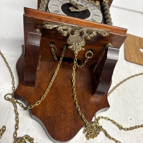 Parts. Untested. No Weights. Zaandam Zaanse Dutch Pendulum Wall Clock Dutch. - Picture 3 of 16