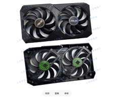 Graphics Card Fan with Casing For ASUS RTX3060ti 3060 3050 DUAL MINI