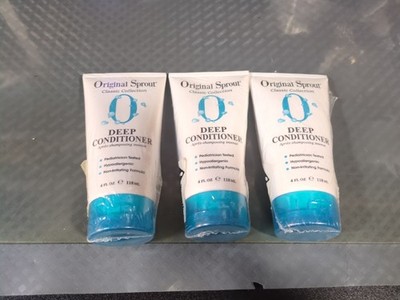Lot Of 3 Original Sprout Deep Conditioner 4 oz (118ml) Pediatrician Tested #S7