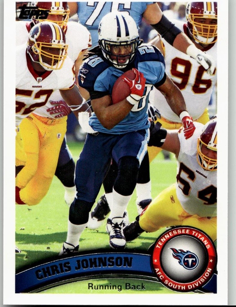 Chris Johnson 2011 Topps Football Tennessee Titans