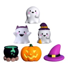 6 Pcs Hexenpuppe Aus Kunstharz Halloween-Hexen-Ornament Basteln Handwerk