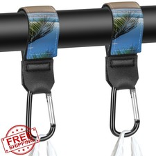 Stroller Hooks Mommy Bag 2 Pack Universal Shopping Cart Diaper Backpack Holder