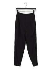 Uniqlo Women's Suit Trousers XS Blue Viscose with Polyester Tapered Dress Pants