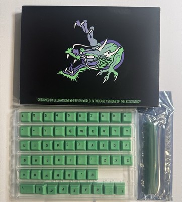 KAT Cyberspace Alpha Dayglow Keycap Set by Keyreative Mechanical Keyboard New