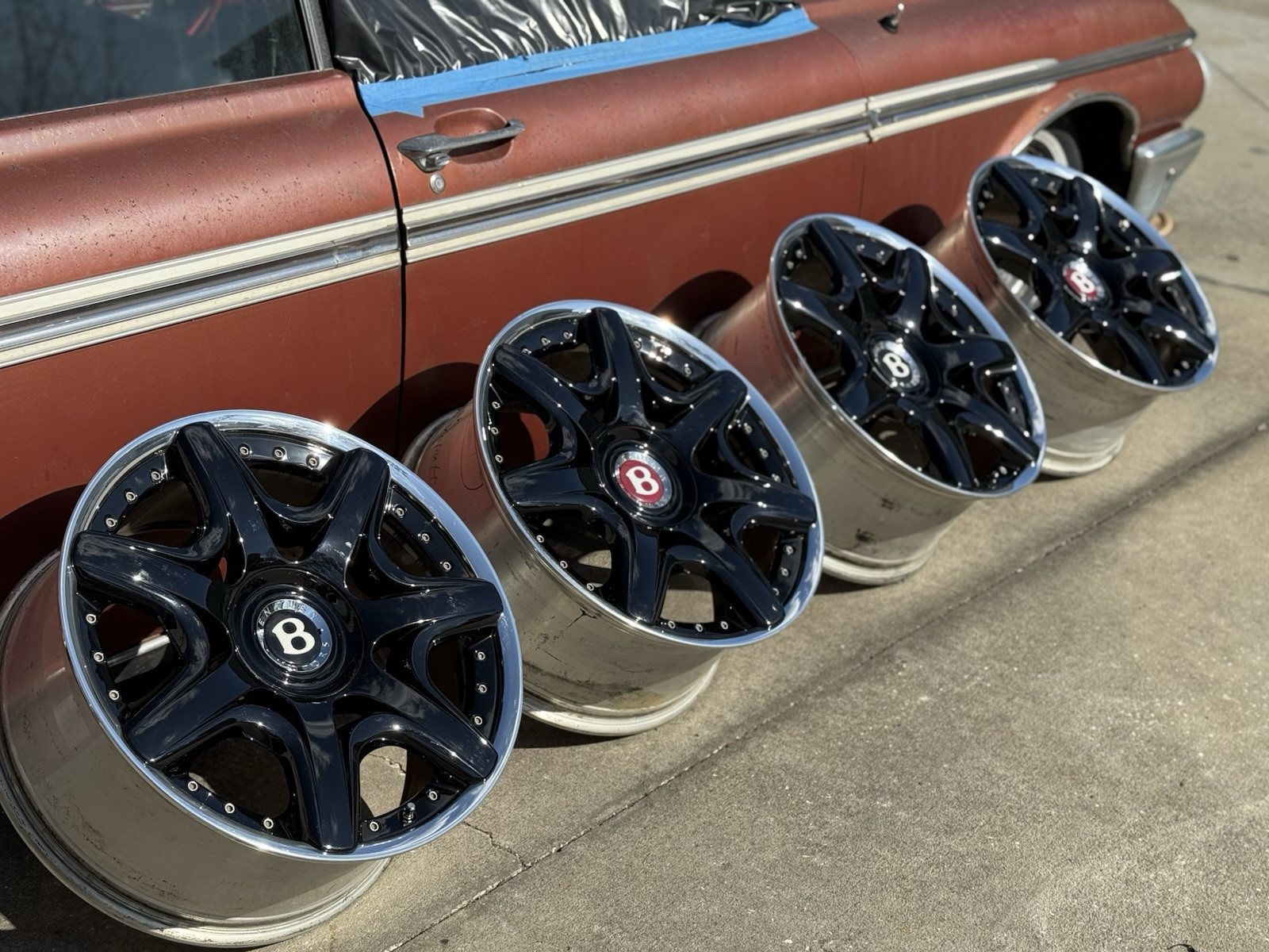 Factory Bentley Continental Mulliner GT Forged Wheels 20” 5x112