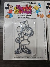 Vintage Makit  Bakit Disney Minnie Mickey Mouse Donald Duck Suncatcher Craft